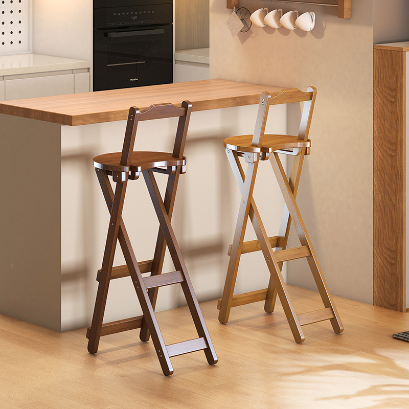 Commercial Kitchen Counter - AOLIVIYA High Bar Chair Foldable Kitchen