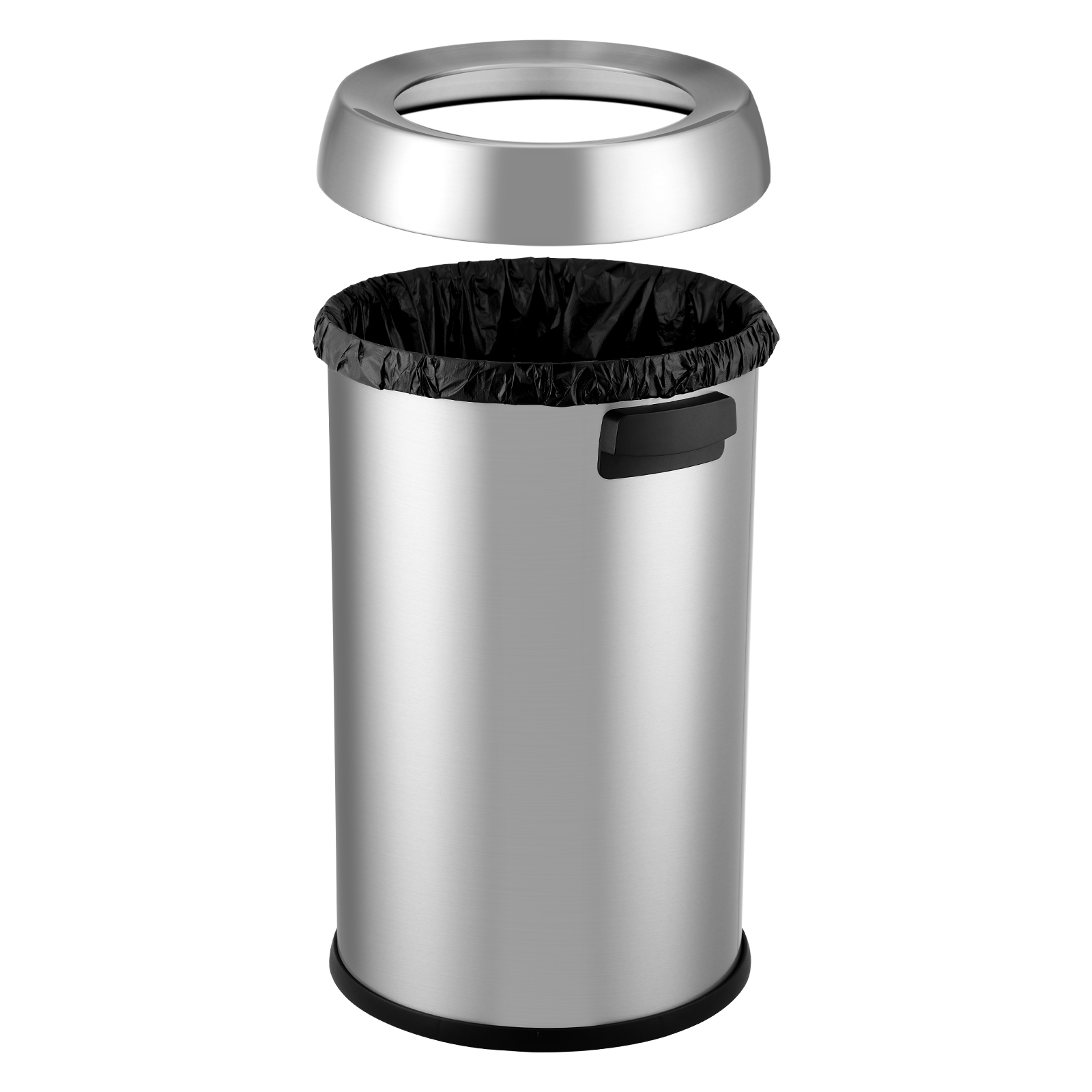 65L/17 Gal Open Top Trash Can, - Commercial Kitchen Garbage Can review and price
