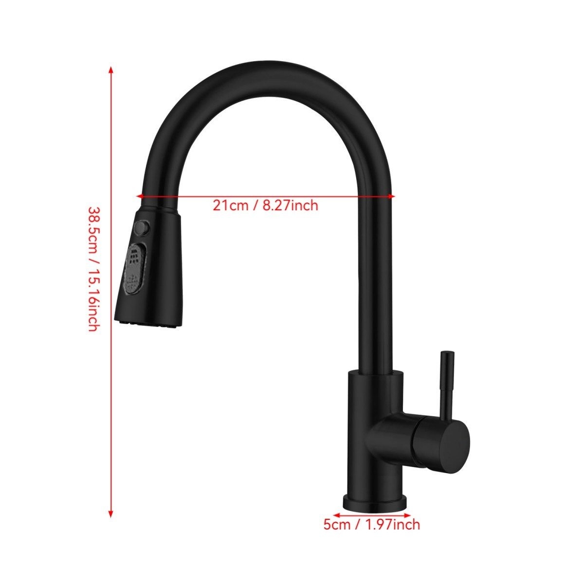 Matte Black Kitchen Faucet wit - Commercial Kitchen Faucets review and price