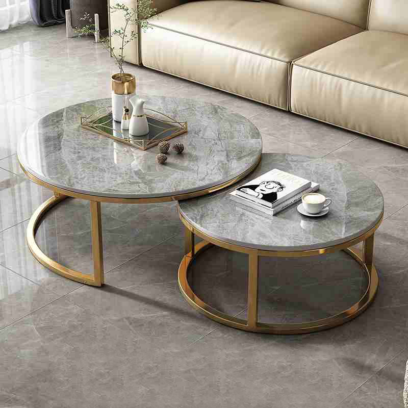Nordic Luxury Marble Top Coffe - Commercial Kitchen Table review and price