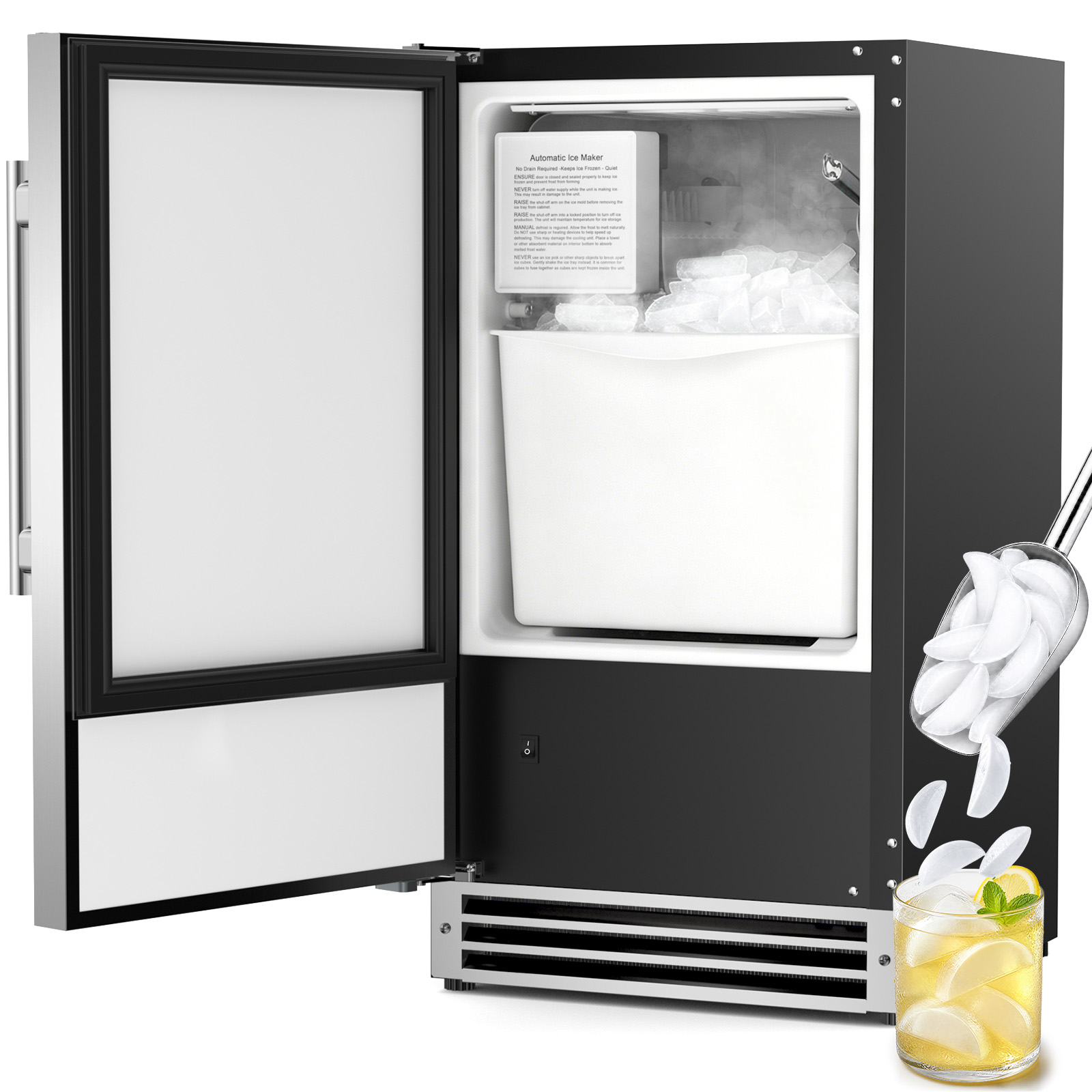 Under Counter Ice Maker, Cresc - Commercial Kitchen Counter review and price