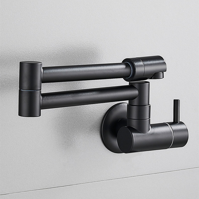 Silver Wall Mounted Pot Filler - Commercial Kitchen Faucets review and price
