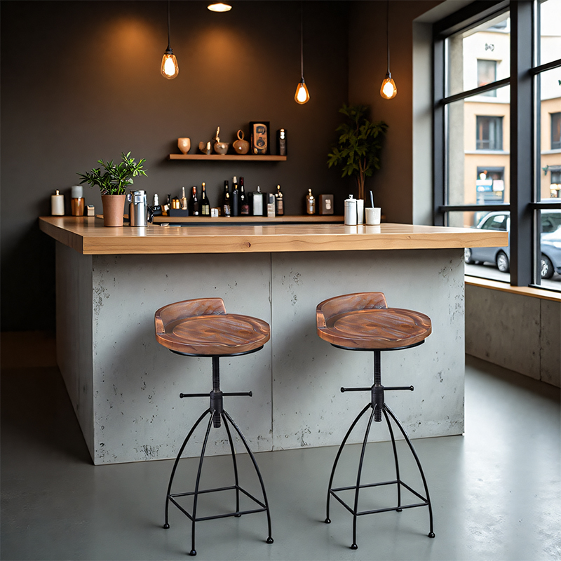 ‌Industrial Adjustable Bar Sto - Commercial Kitchen Counter review and price