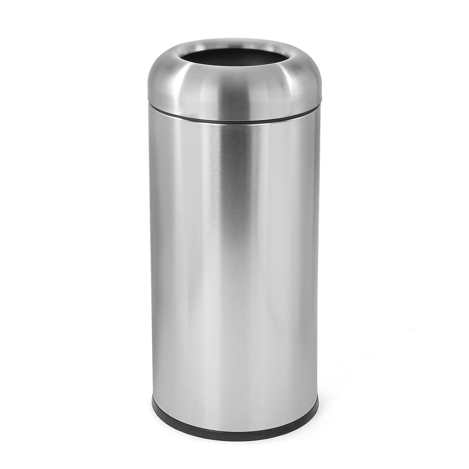 Large Stainless Steel Open‑Top - Commercial Kitchen Garbage Can review and price