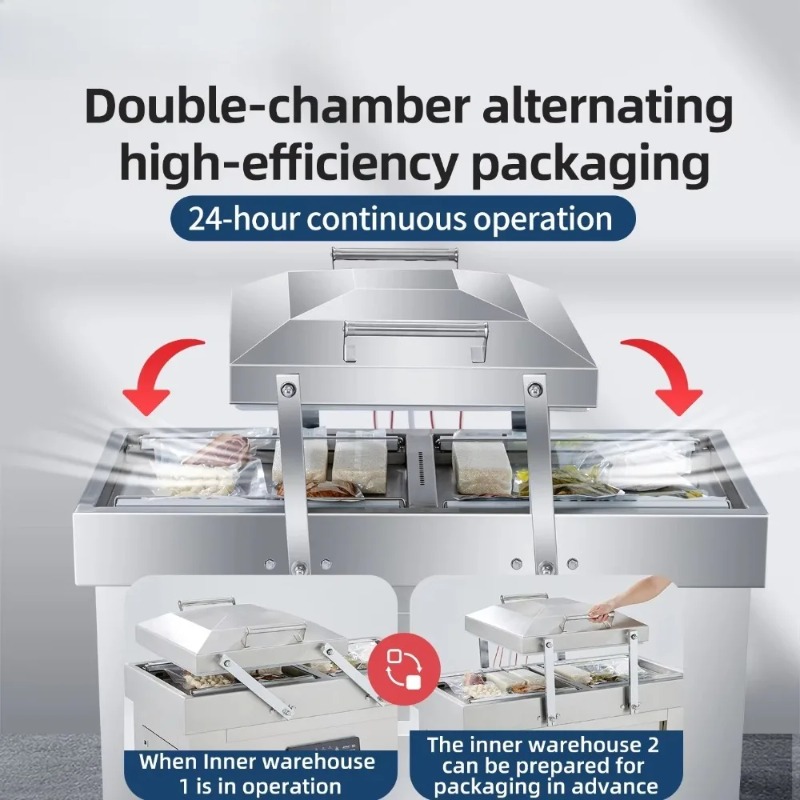 Double Chamber Vacuum Machine  - Vacuum Sealer review and price