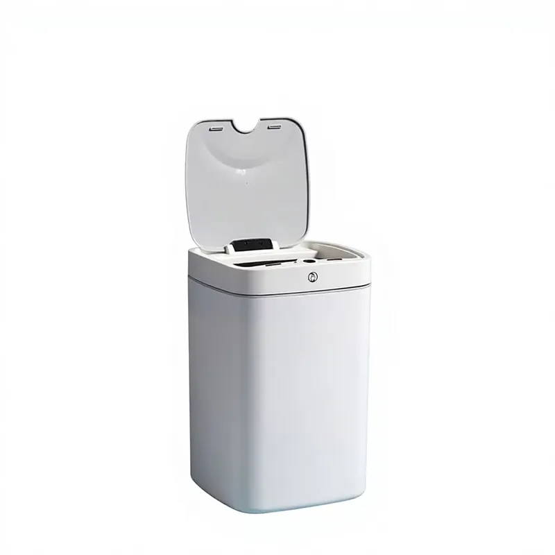 Square Smart Plastic Trash Can - Commercial Kitchen Garbage Can review and price