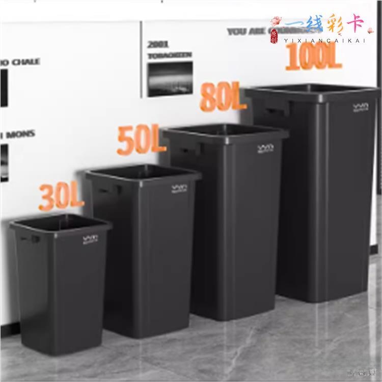 Large Capacity Square Trash Ca - Commercial Kitchen Garbage Can review and price