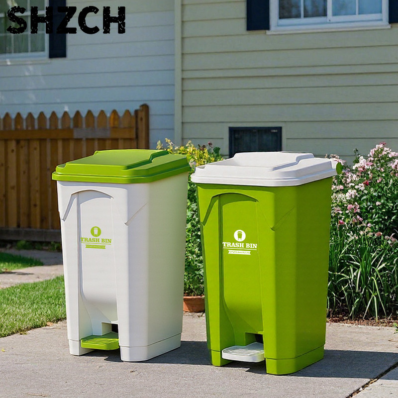 Large Outdoor Step Trash Can,  - Commercial Kitchen Garbage Can review and price