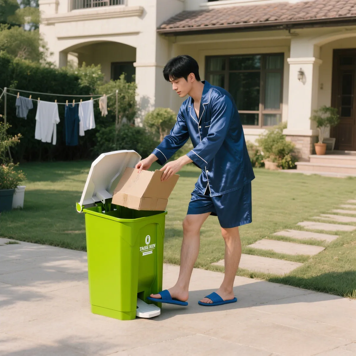 Large Outdoor Step Trash Can,  - Commercial Kitchen Garbage Can review and price