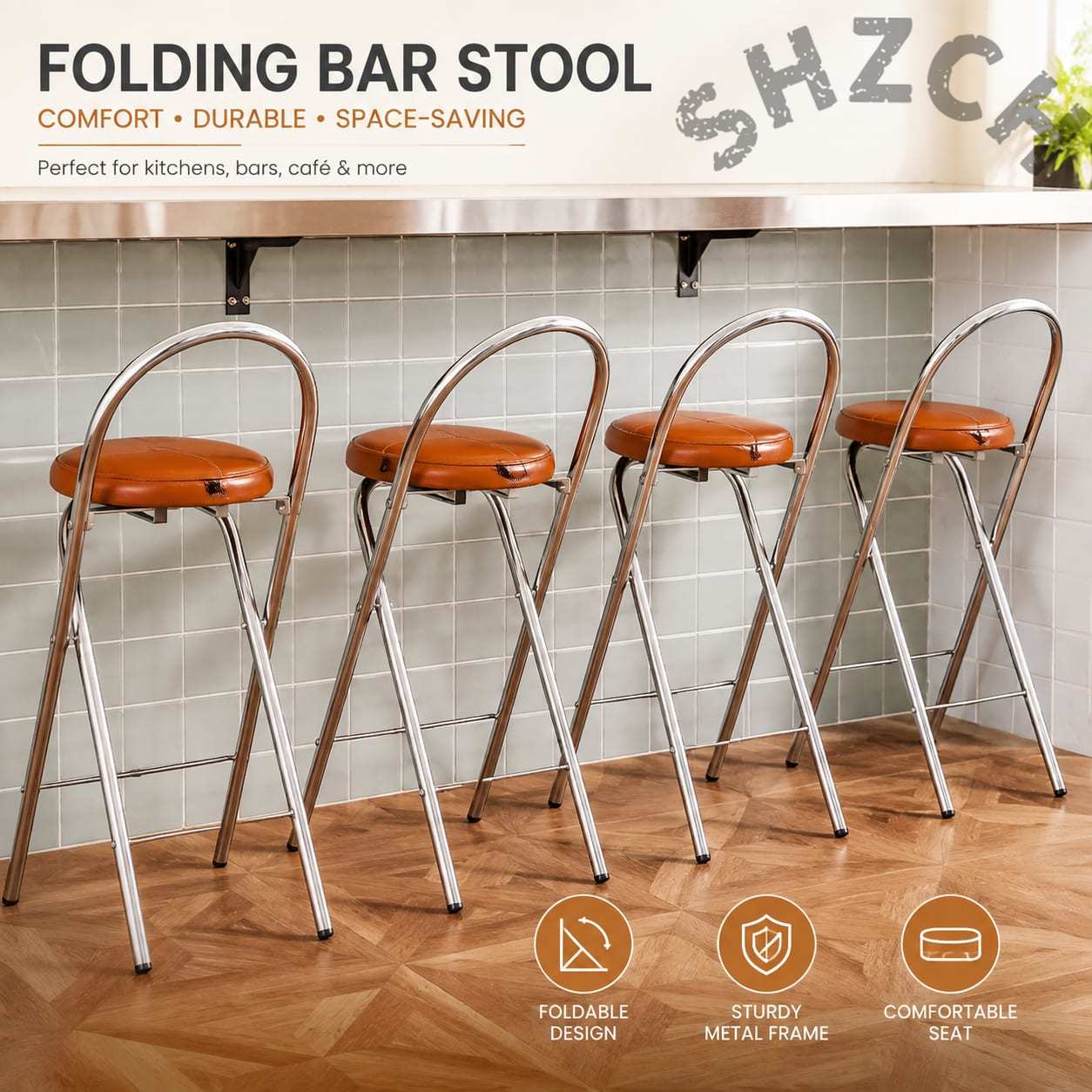 Mid-Century Modern Folding Bar - Commercial Kitchen Counter review and price